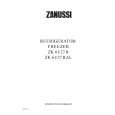 ZANUSSI ZK61/27RAL Owners Manual