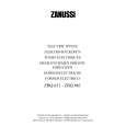 ZANUSSI ZBQ631X Owners Manual