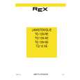 REX-ELECTROLUX TQ12-XE Owners Manual