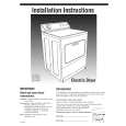 WHIRLPOOL 3XLER5437JQ1 Installation Manual