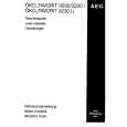 AEG FAV3230U-WN Owners Manual