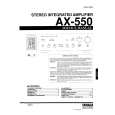 YAMAHA AX550 Service Manual