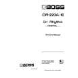 BOSS DR-220E Owners Manual
