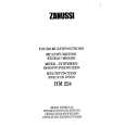 ZANUSSI HM224B Owners Manual