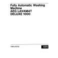 AEG Lavamat Deluxe 1000 Owners Manual