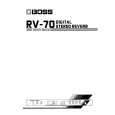 BOSS RV-70 Owners Manual