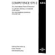 AEG 575E-DP Owners Manual