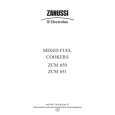 ZANUSSI ZCM650BK Owners Manual