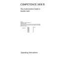 AEG Competence 5858 B Owners Manual