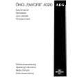 AEG FAV4020-WML Owners Manual