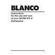 BLANCO BFDW670S Owners Manual