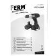 FERM FDC-1800 Owners Manual