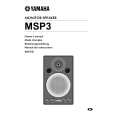 YAMAHA MSP3 Owners Manual