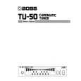 BOSS TU-50 Owners Manual
