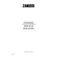 ZANUSSI ZVR45R Owners Manual