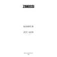 ZANUSSI ZCC6658W Owners Manual
