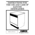 ZANUSSI DW401 Owners Manual