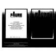 FAURE CFC545W1 Owners Manual