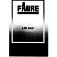 FAURE LSI342 Owners Manual