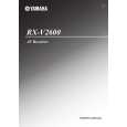YAMAHA RX-V2600 Owners Manual