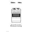 ELEKTRO HELIOS SN620-3 Owners Manual