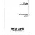 ARTHUR MARTIN ELECTROLUX FE2014N1 Owners Manual