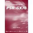 YAMAHA PSR-GX76 Owners Manual