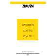 ZANUSSI ZGG752ALU Owners Manual