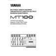 YAMAHA MT100 Owners Manual