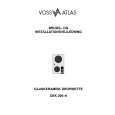VOSS-ELECTROLUX DEK205-9 Owners Manual