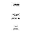 ZANUSSI ZCE567NW Owners Manual