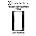 ELECTROLUX TR916AL Owners Manual