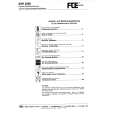 FCE ESR2000 Owners Manual