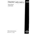 AEG FAV445I-DITA Owners Manual