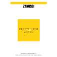 ZANUSSI ZBE602B Owners Manual