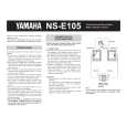 YAMAHA NS-E105 Owners Manual