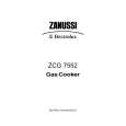 ZANUSSI ZCG7552XL Owners Manual