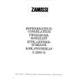 ZANUSSI Z220/9K Owners Manual