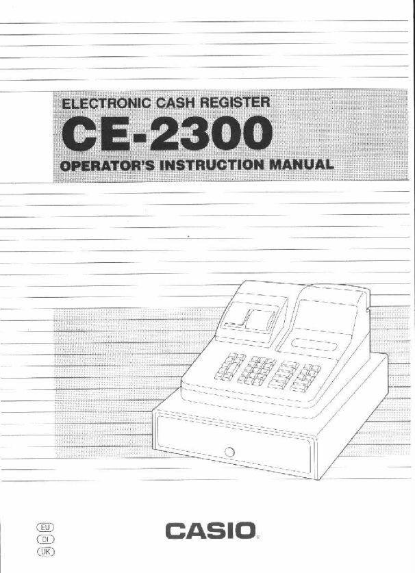 Popular observación teléfono CASIO CE-2300 Manual de Usuario