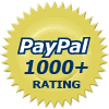 PayPal 1000+ rating