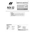 SANSUI MX-12 Service Manual