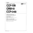 SONY CCP-04B Owners Manual