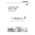 ONKYO DXC540 Owners Manual