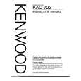KENWOOD KAC723 Owners Manual