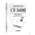 CASIO CE3400 Owners Manual