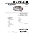 SONY CFDS500 Instrukcja Serwisowa