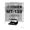 FISHER MT138 Service Manual