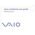 SONY PCG-FX705 VAIO Owners Manual