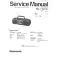 PANASONIC RX-FS430 Instrukcja Serwisowa