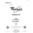 WHIRLPOOL EL15CCXMWR0 Parts Catalog